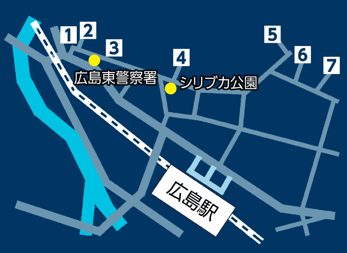 七社寺のマップ