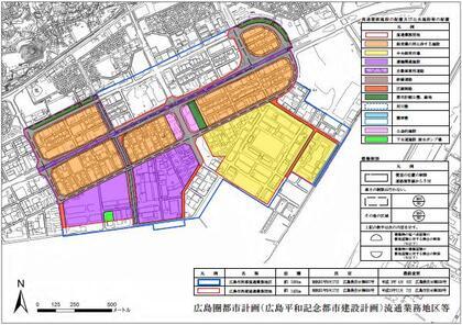 地図:西部流通業務地区・団地